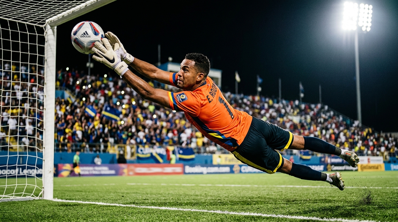 Curaçao's goalkeeper is legendary! They hold Ecuador to a 0-0 draw.